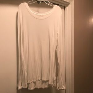 Size XL long sleeve white shirt from Maurices